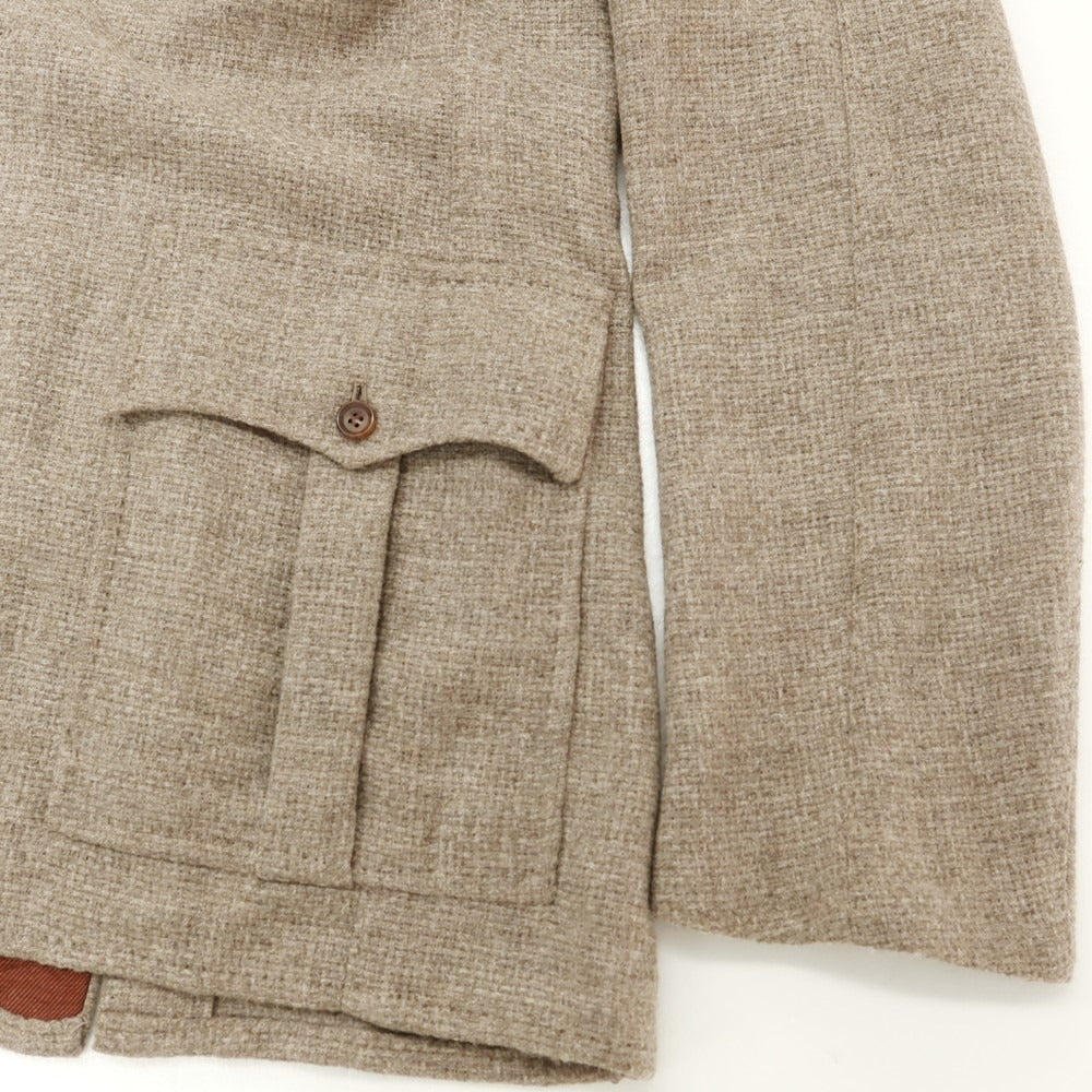 [New Outlet] STILE LATINO Wool Safari Jacket Greige [50] [Condition Rank N-] [Men&