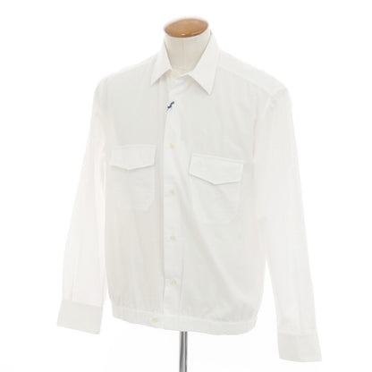 [New] GALLIA Cotton Soccer Regular Collar Casual Shirt White [Size 40] [WHT] [S/S] [Condition Rank N] [Men&