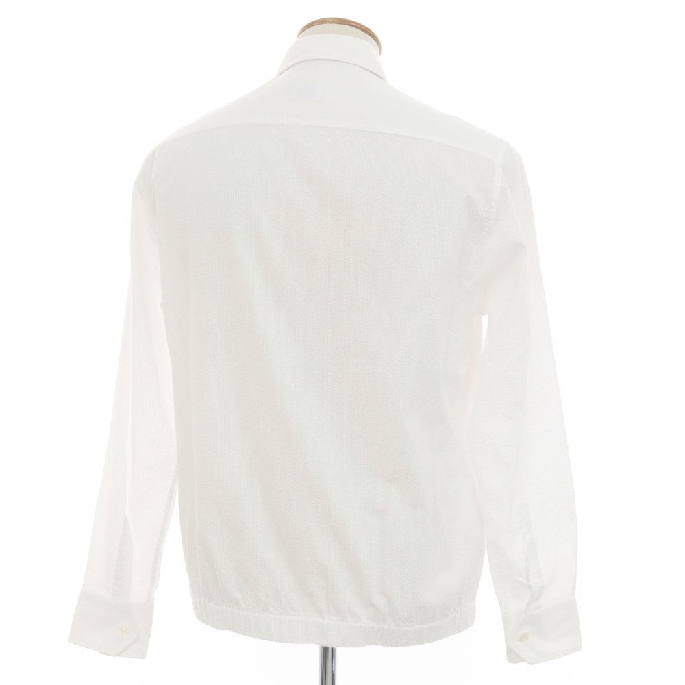 [New] GALLIA Cotton Soccer Regular Collar Casual Shirt White [Size 40] [WHT] [S/S] [Condition Rank N] [Men&