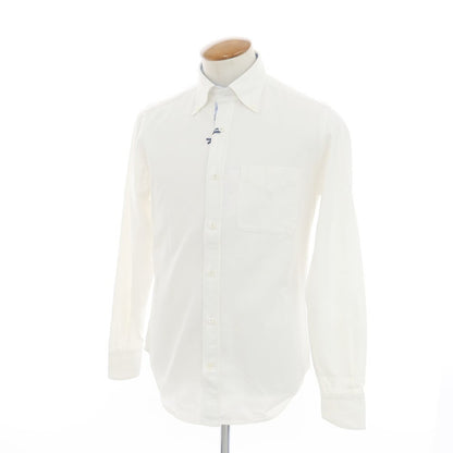 [New] GALLIA Cotton Button-down Casual Shirt White [Size 39] [WHT] [S/S/A/W] [Condition Rank N] [Men&