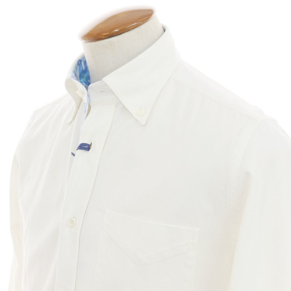 [New] GALLIA Cotton Button-down Casual Shirt White [Size 39] [WHT] [S/S/A/W] [Condition Rank N] [Men&