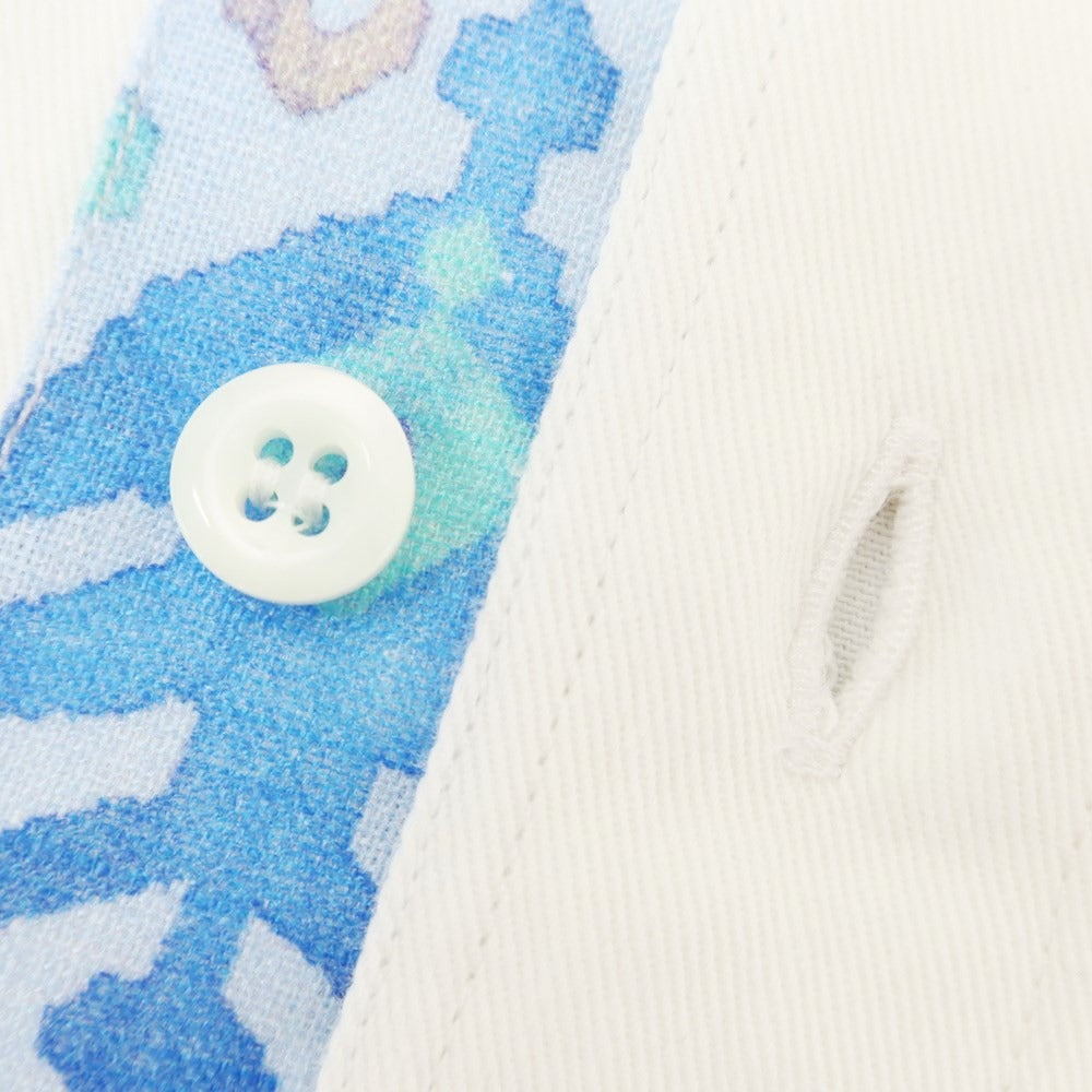 [New] GALLIA Cotton Button-down Casual Shirt White [Size 39] [WHT] [S/S/A/W] [Condition Rank N] [Men&