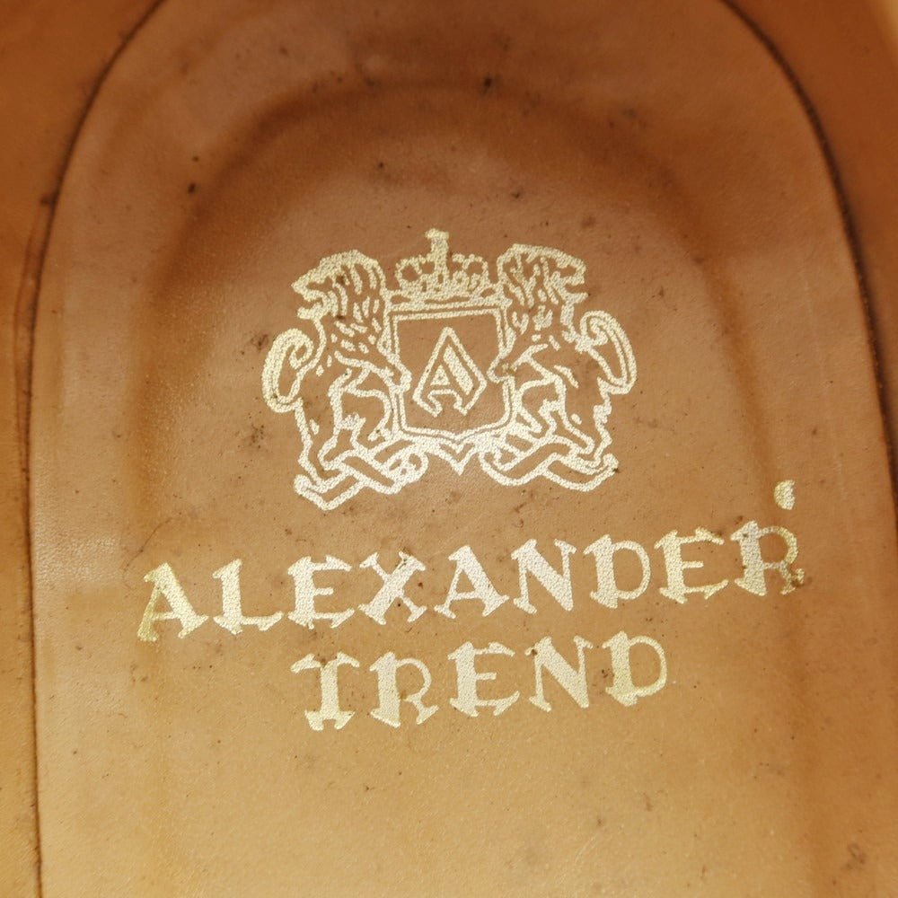 【中古】アレキサンダートレンド ALEXANDER TREND レザー コインローファー ライトブラウン【 42 】【 状態ランクC 】【 メンズ 】