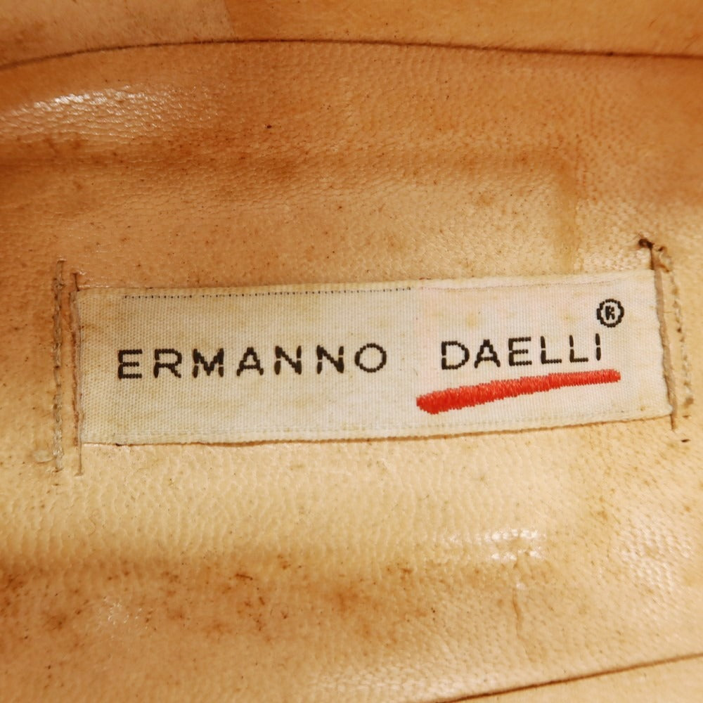 【中古】エルマンノダエリ Ermanno Daelli スエード コインローファー ライトブラウン【 41 】【 状態ランクC 】【 メンズ 】