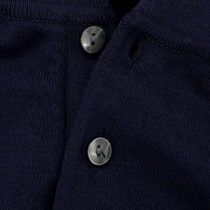 [Used] Moon Castle MOONCASTLE Cotton Long Sleeve Polo Knit Navy [Size L] [NVY] [S/S] [Condition Rank B] ​​[Men&