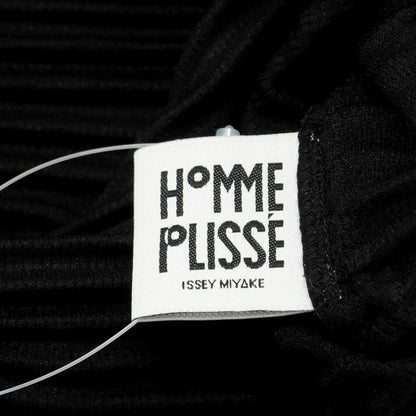 [Used] Homme Plisse Issey Miyake Spring/Summer 2024 Pleated Short Sleeve T-Shirt Black [No size indicated (L)] [BLK] [S/S] [Condition Rank A] [Men&