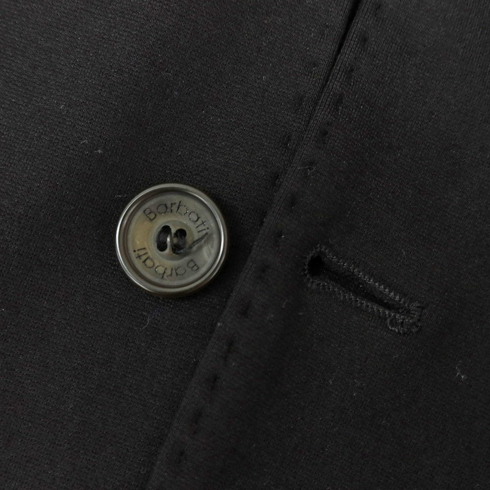 [Used] Barbati Rayon Nylon 2B Casual Jacket Black [Size 48] [BLK] [S/S] [Condition Rank B] [Men&