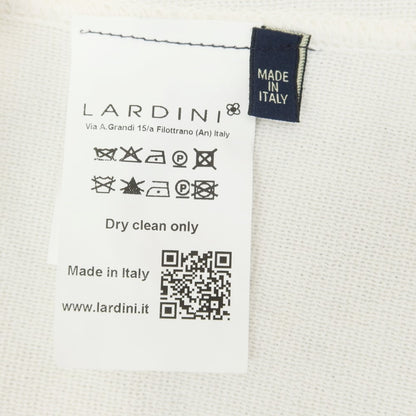 【中古】ラルディーニ LARDINI コットン 2B ニットジャケット オフホワイトxダークネイビー【サイズS】【WHT】【S/S】【状態ランクC】【メンズ】【759173】