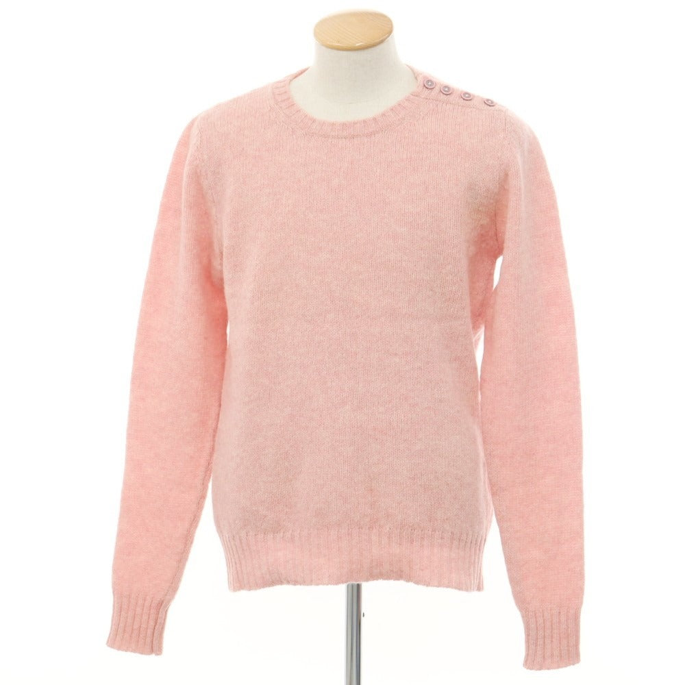 [Used] BALMAIN Wool Crew Neck Pullover Knit Pink [Size M] [PNK] [A/W] [Condition Rank B] [Men&