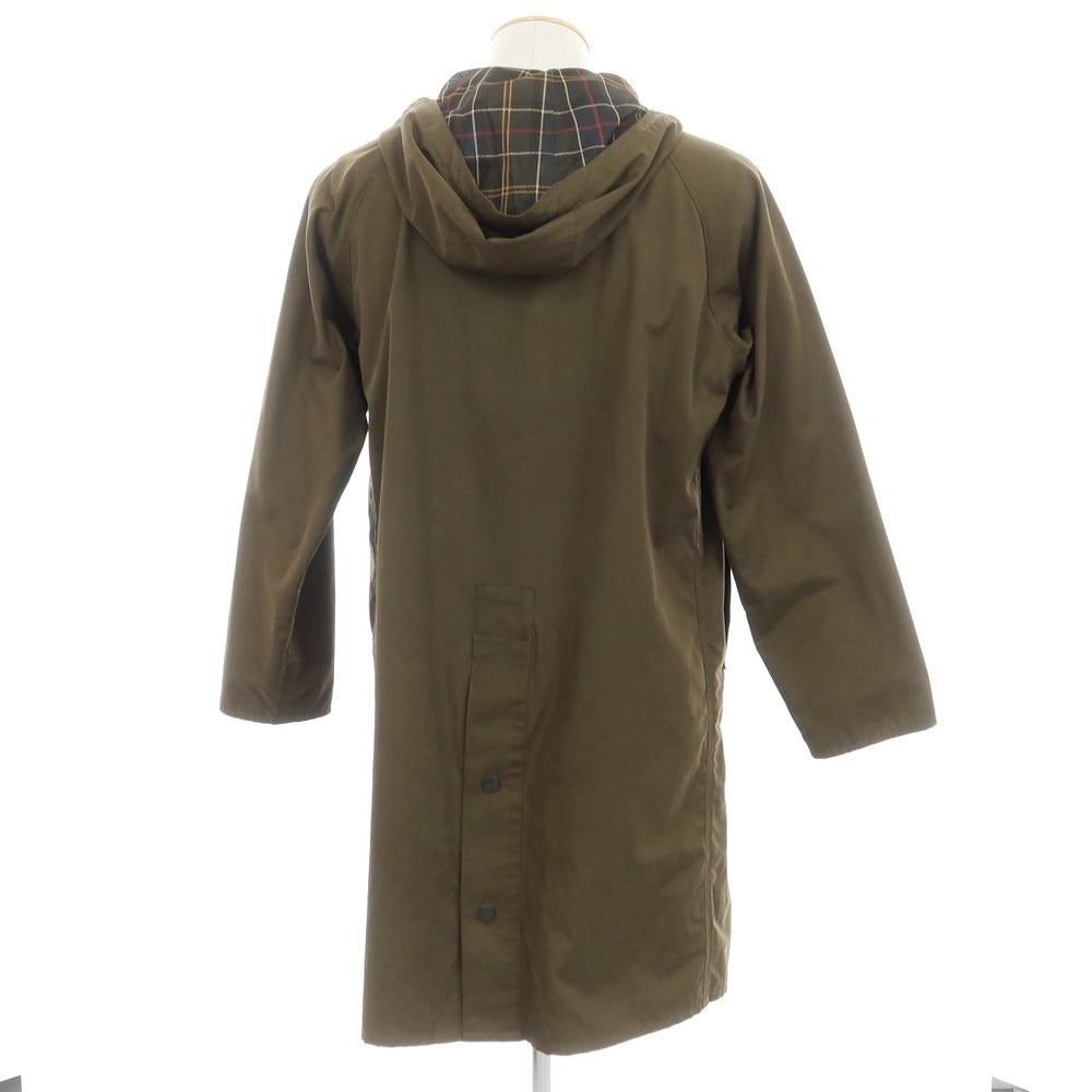【中古】バブアー Barbour ポリエステル コットン フーデッドコート ダークオリーブ【サイズ36】【 状態ランクB 】【 メンズ 】[EPD]