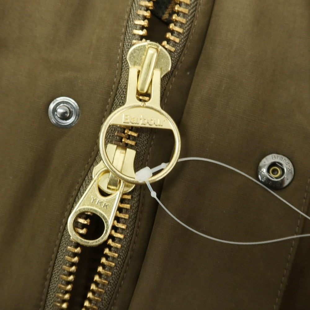 【中古】バブアー Barbour ポリエステル コットン フーデッドコート ダークオリーブ【サイズ36】【 状態ランクB 】【 メンズ 】[EPD]
