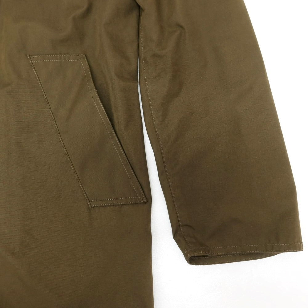 【中古】バブアー Barbour ポリエステル コットン フーデッドコート ダークオリーブ【サイズ36】【 状態ランクB 】【 メンズ 】[EPD]