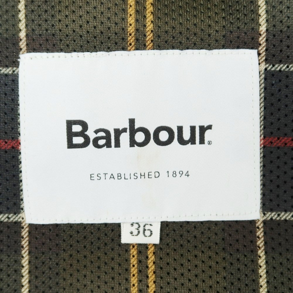 【中古】バブアー Barbour ポリエステル コットン フーデッドコート ネイビー【サイズ36】【 状態ランクB 】【 メンズ 】[EPD]