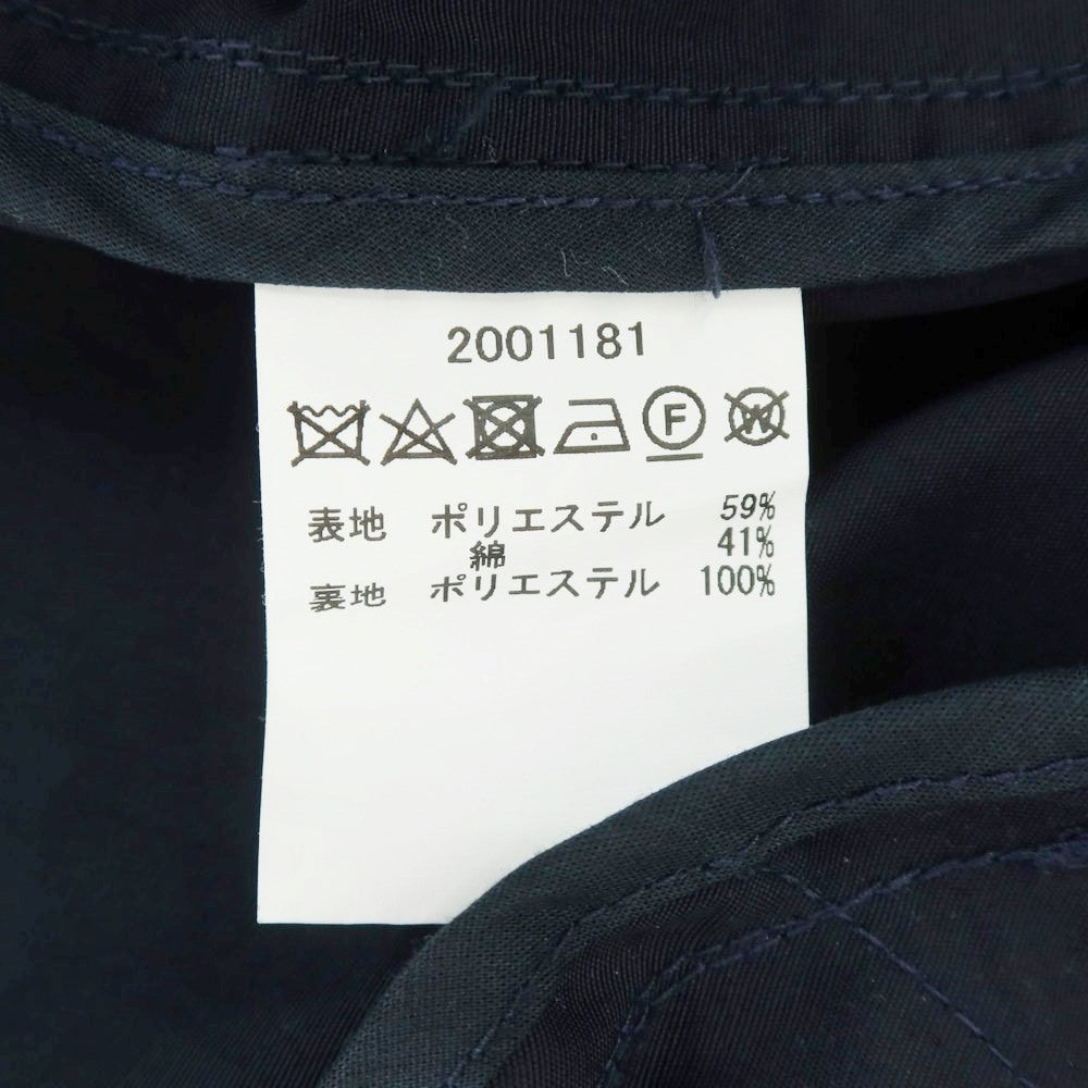 【中古】バブアー Barbour ポリエステル コットン フーデッドコート ネイビー【サイズ36】【 状態ランクB 】【 メンズ 】[EPD]