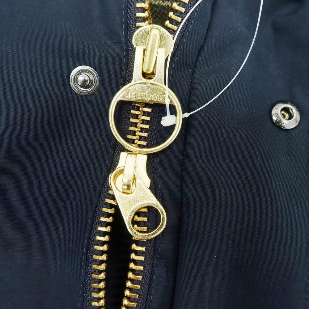 【中古】バブアー Barbour ポリエステル コットン フーデッドコート ネイビー【サイズ36】【 状態ランクB 】【 メンズ 】[EPD]