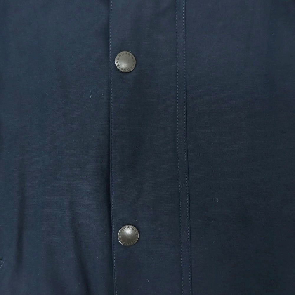 【中古】バブアー Barbour ポリエステル コットン フーデッドコート ネイビー【サイズ36】【 状態ランクB 】【 メンズ 】[EPD]