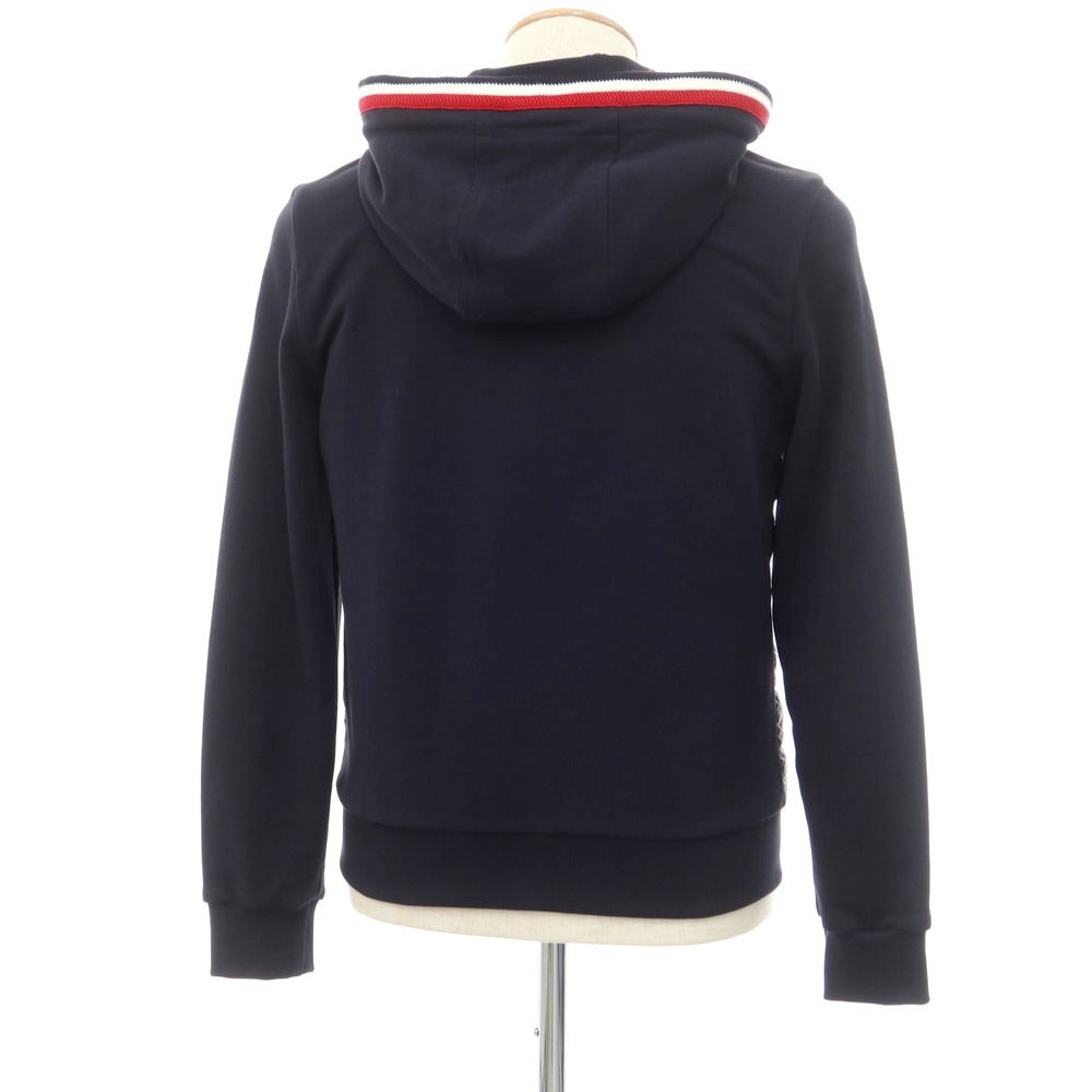 MONCLERコットンパーカーネイビー