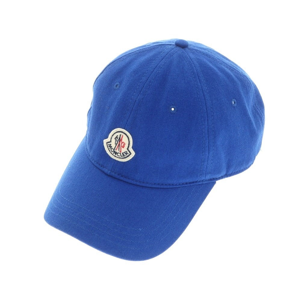 【中古】モンクレール MONCLER コットンツイル 6パネル キャップ ブルー【BLU】【S/S/A/W】【状態ランクB】【メンズ】【759168】