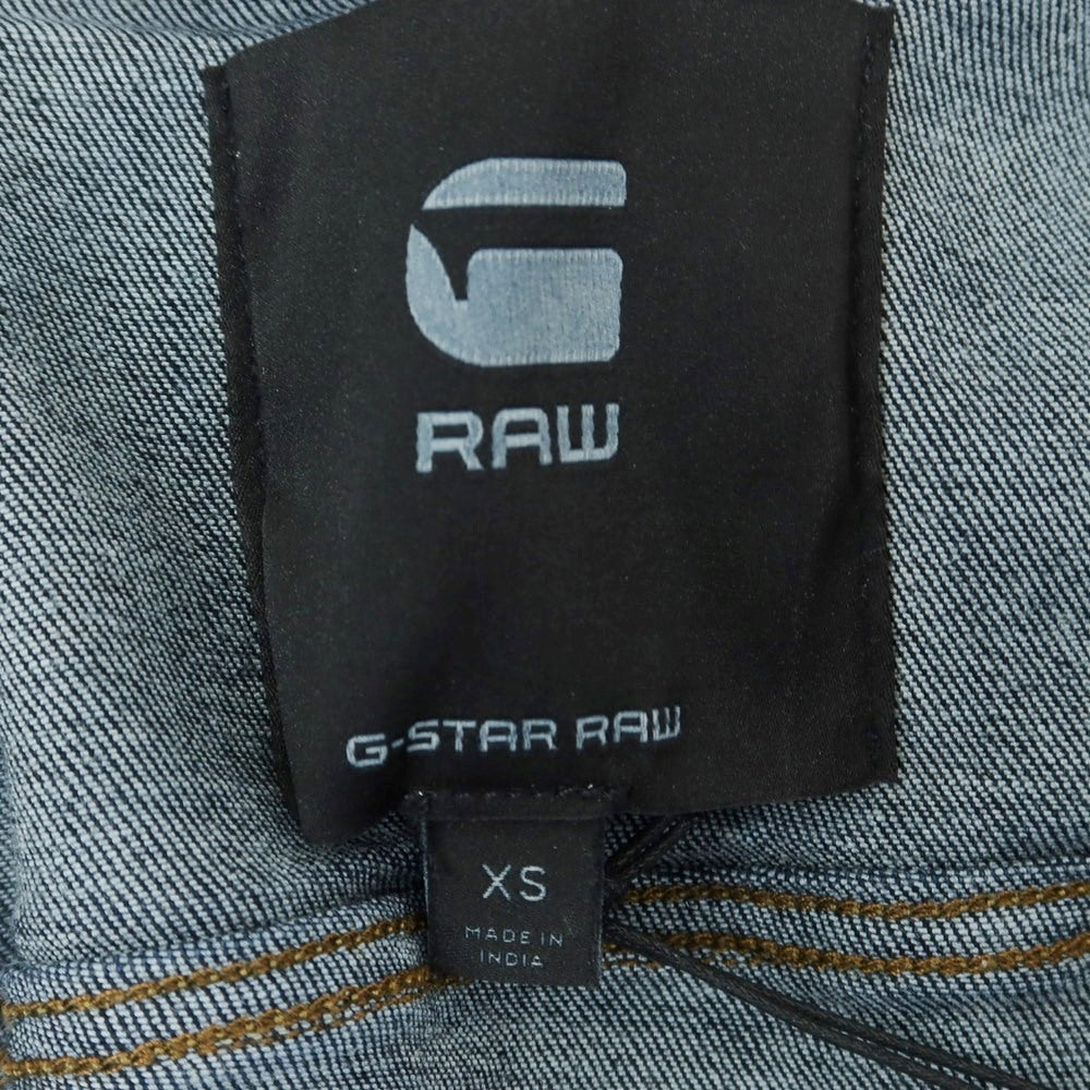 【中古】ジースターロウ G-STAR RAW ストレッチ デニムジャケット ネイビー【 XS 】【 状態ランクA 】【 メンズ 】