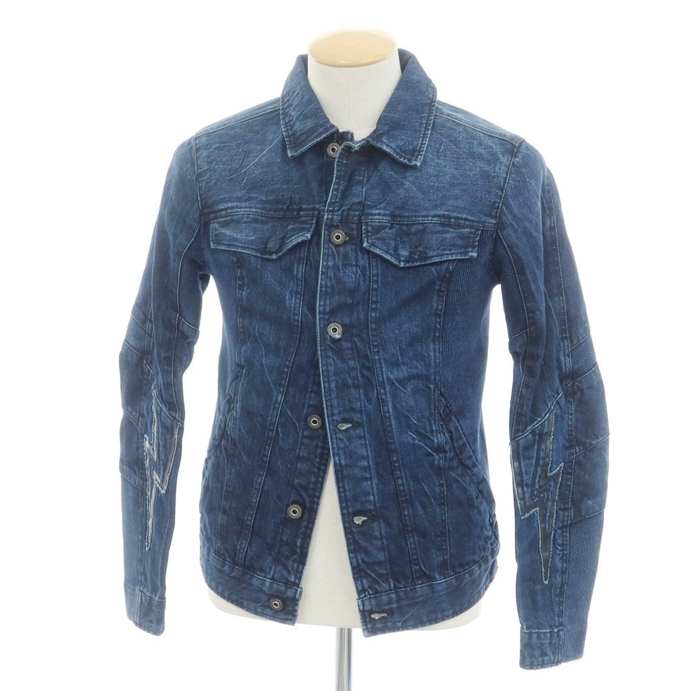 【中古】ジースターロウ G-STAR RAW ストレッチ デニムジャケット ネイビー【 XS 】【 状態ランクA 】【 メンズ 】
[APD]