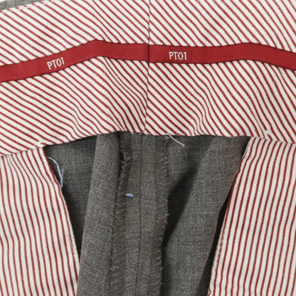 [Used] PT01 Stretch Wool Dress Slacks Pants, Grey [Size 46] [GRY] [S/S] [Condition Rank C] [Men&
