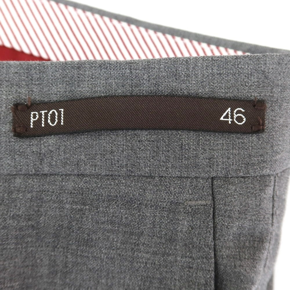 [Used] PT01 Stretch Wool Dress Slacks Pants, Grey [Size 46] [GRY] [S/S] [Condition Rank C] [Men&