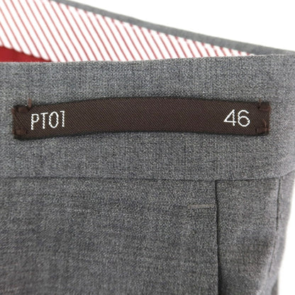 [Used] PT01 Stretch Wool Dress Slacks Pants, Grey [Size 46] [GRY] [S/S] [Condition Rank C] [Men&