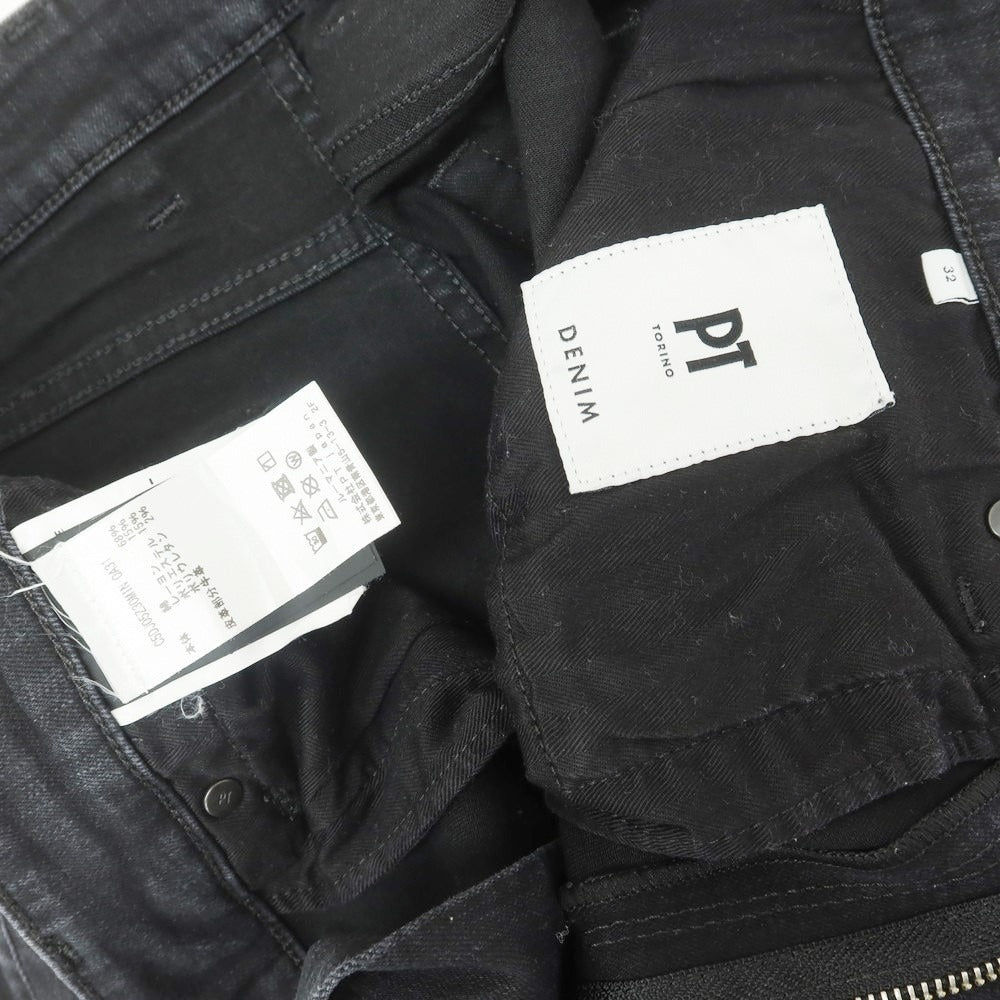 【中古】ピーティートリノ デニム PT TORINO DENIM SWING ジーンズ デニムパンツ ブラック【サイズ32】【BLK】【S/S/A/W】【状態ランクB】【メンズ】【759170】