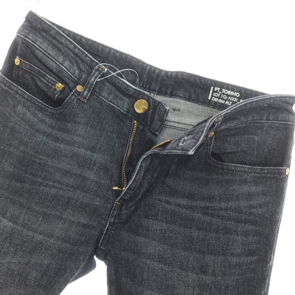 【中古】ピーティートリノ デニム PT TORINO DENIM ROCK ジーンズ デニムパンツ ブラック【サイズ32】【BLK】【S/S/A/W】【状態ランクB】【メンズ】【759169】