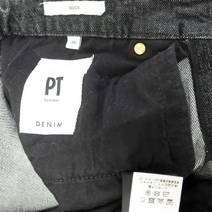 【中古】ピーティートリノ デニム PT TORINO DENIM ROCK ジーンズ デニムパンツ ブラック【サイズ32】【BLK】【S/S/A/W】【状態ランクB】【メンズ】【759169】