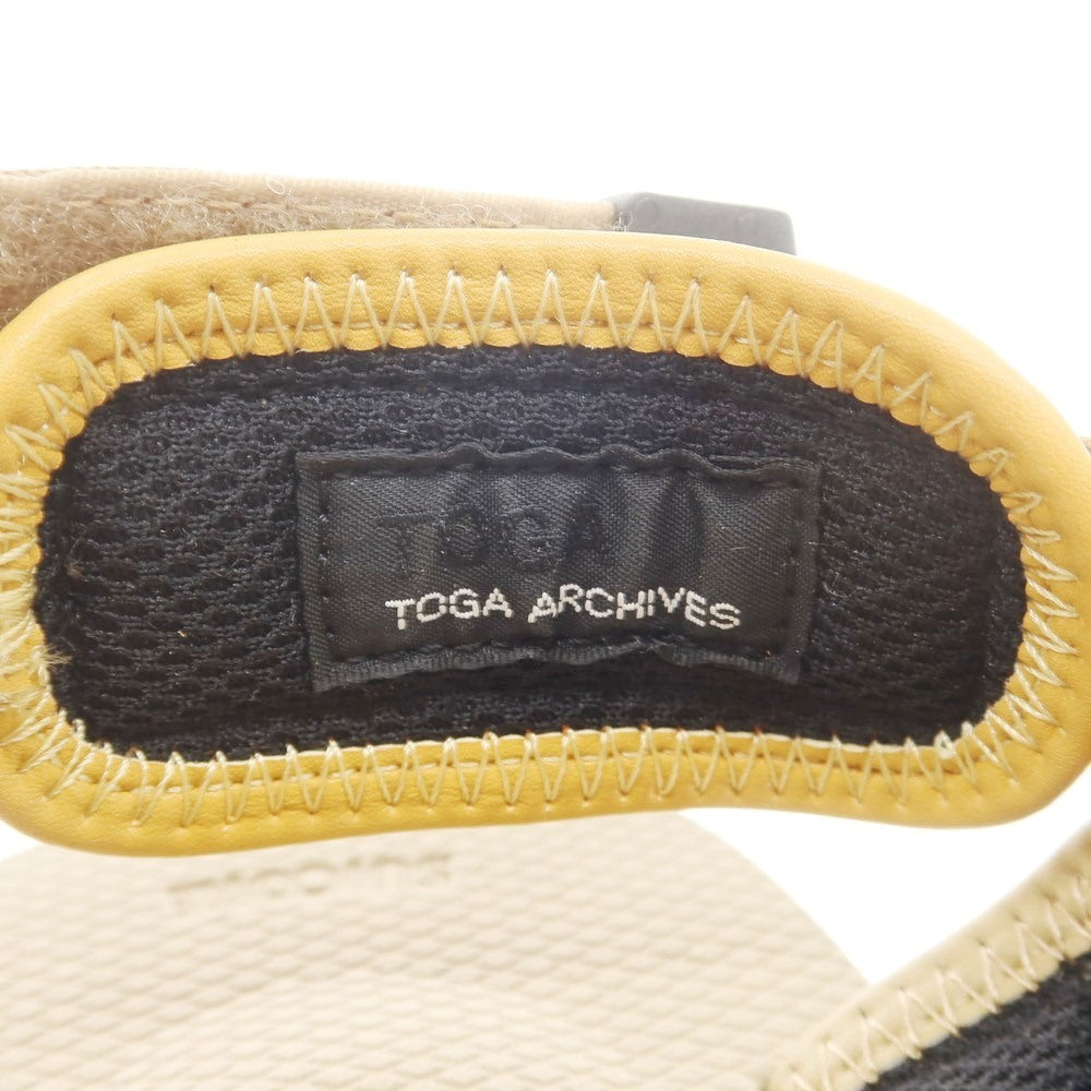 【中古】トーガ TOGA × suicoke コンチョ スポーツサンダル ベージュ【 27 】【 状態ランクA 】【 メンズ 】