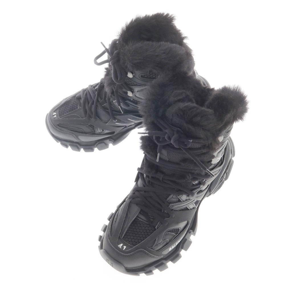 【中古】【未使用】バレンシアガ BALENCIAGA Track Hike Fur スニーカー ブラック【 41 】【 状態ランクS 】【 メンズ 】