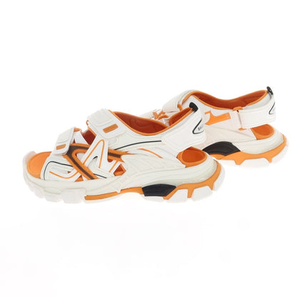 【中古】【未使用】バレンシアガ BALENCIAGA TRACK SANDAL サンダル ホワイトxオレンジ【 41 】【 状態ランクS 】【 メンズ 】