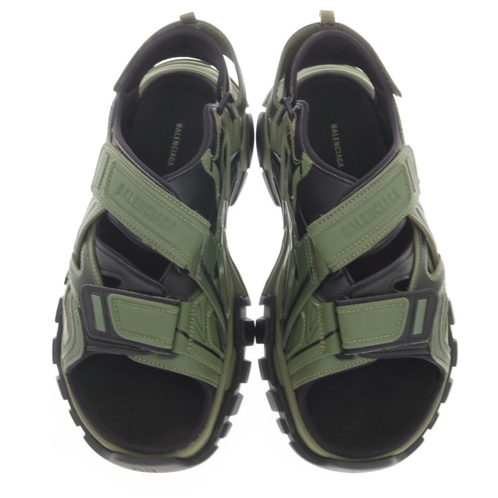 【中古】【未使用】バレンシアガ BALENCIAGA TRACK SANDAL サンダル オリーブ【 42 】【 状態ランクS 】【 メンズ 】