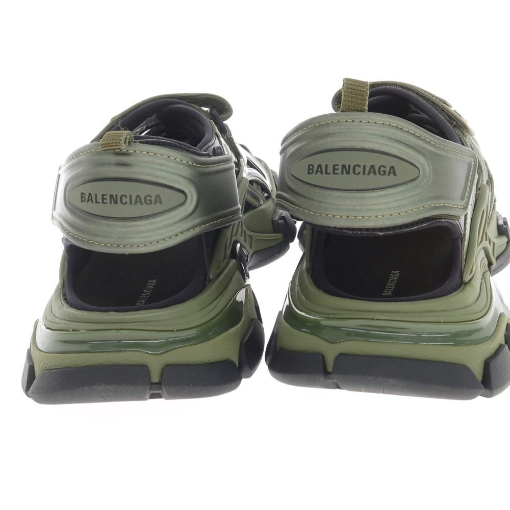 【中古】【未使用】バレンシアガ BALENCIAGA TRACK SANDAL サンダル オリーブ【 42 】【 状態ランクS 】【 メンズ 】