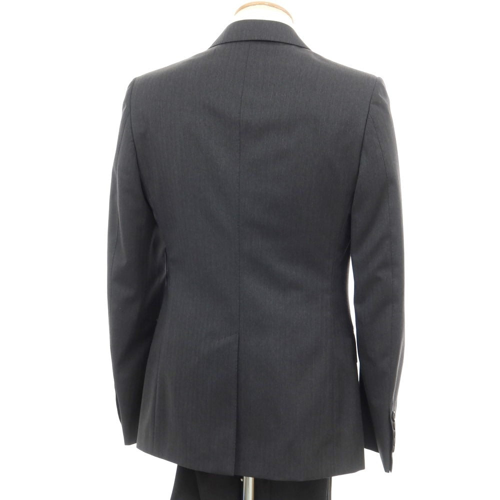 [Used] [Unused] GUCCI Wool Herringbone 2-Button Suit Dark Grey [44] [Condition Rank S] [Men&