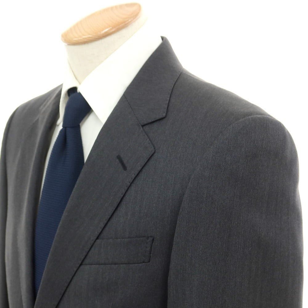 [Used] [Unused] GUCCI Wool Herringbone 2-Button Suit Dark Grey [44] [Condition Rank S] [Men&