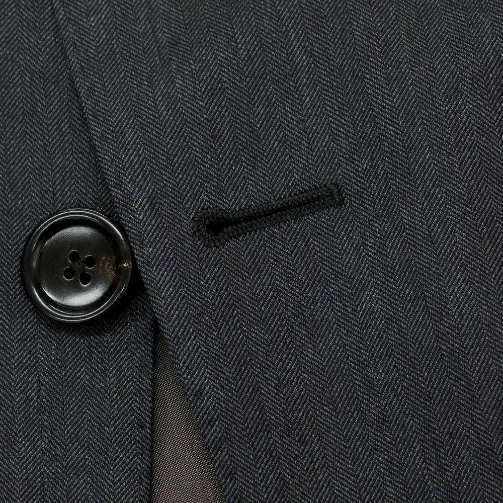 [Used] [Unused] GUCCI Wool Herringbone 2-Button Suit Dark Grey [44] [Condition Rank S] [Men&