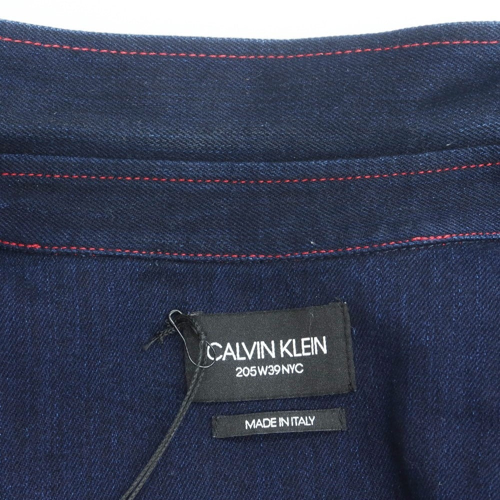 【中古】カルバンクライン Calvin Klein Gジャン デニムジャケット ネイビー【 48 】【 状態ランクB 】【 メンズ 】