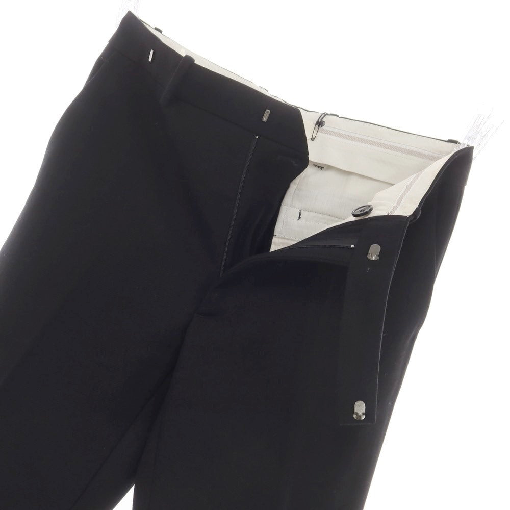 【中古】ナマチェコ NAMACHEKO ウール カジュアルスラックスパンツ ブラック【サイズS（紙タグ参照）】【BLK】【A/W】【状態ランクC】【メンズ】 [EPD]