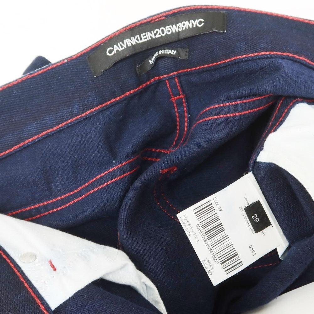 【中古】カルバンクライン Calvin Klein ジーンズ デニムパンツ ネイビー【サイズ29】【NVY】【S/S/A/W】【状態ランクC】【メンズ】【759169】