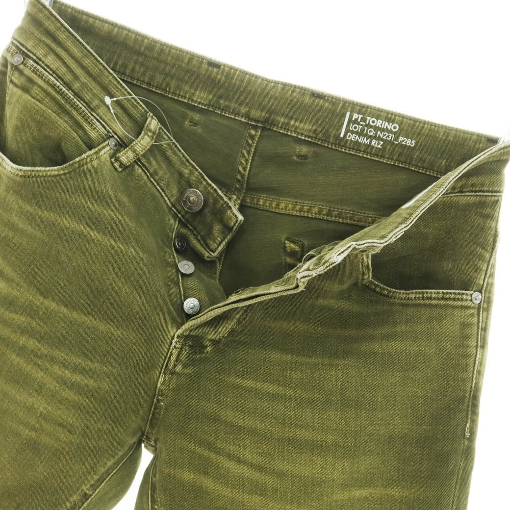 【中古】ピーティートリノ デニム PT TORINO DENIM REGGAE ジーンズ デニムパンツ オリーブ系【サイズ32】【GRN】【S/S/A/W】【状態ランクC】【メンズ】【759169】
[BPD]