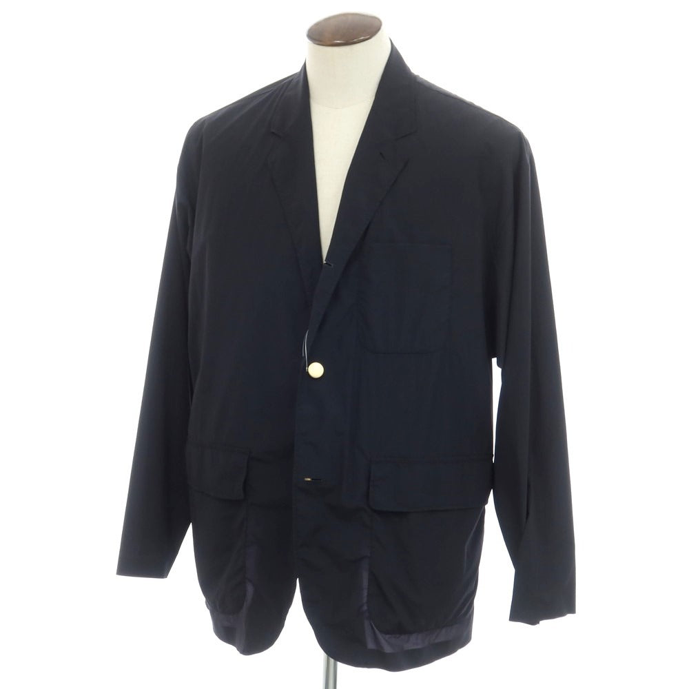 【中古】ビームス BEAMS 2024年春夏 ナイロンポリエステル 3B カジュアルジャケット ダークネイビー【サイズL】【NVY】【S/S】【状態ランクB】【メンズ】【759168】[EPD]