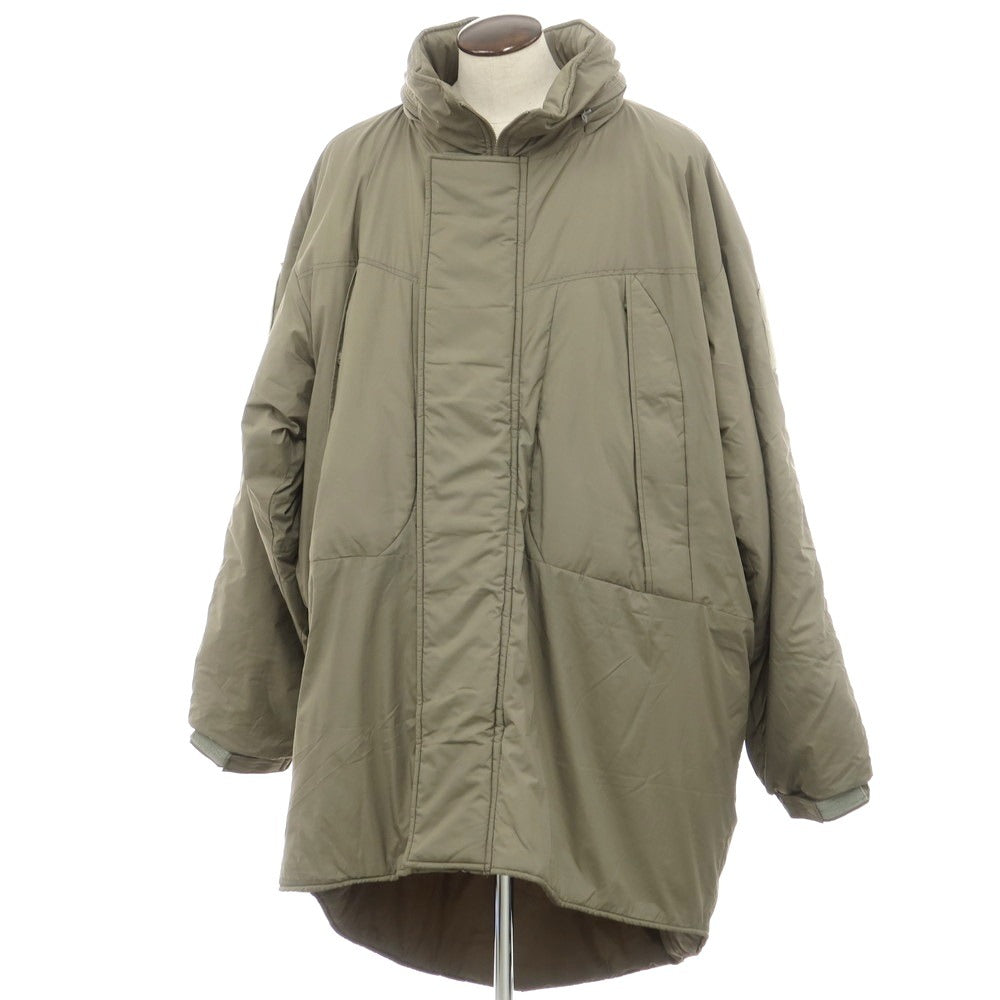 【中古】ミリタリー HALYS製 PCU LEVEL7 JACKET 中綿 ロングジャケット コート オリーブ【 XL 】【 状態ランクC 】【 メンズ 】