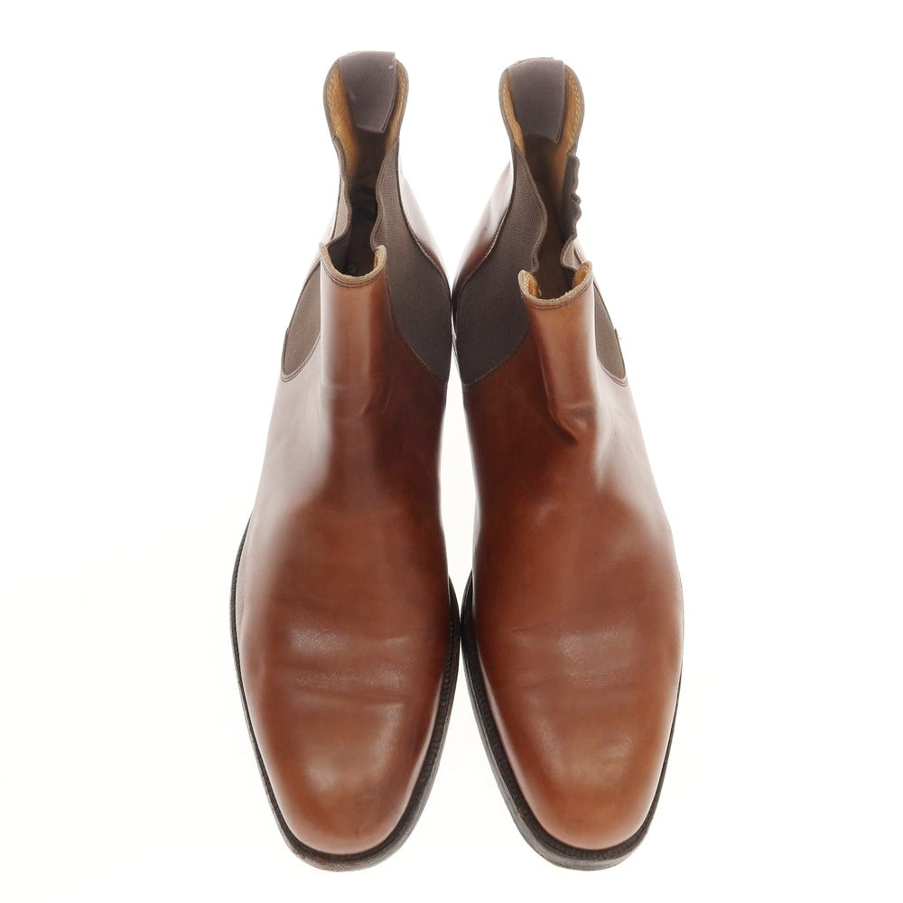 【中古】クロケットアンドジョーンズ CROCKETT&amp;JONES CHELSEA BEAMSF別注 サイドゴアブーツ ブラウン【 9 E 】【 状態ランクC 】【 メンズ 】