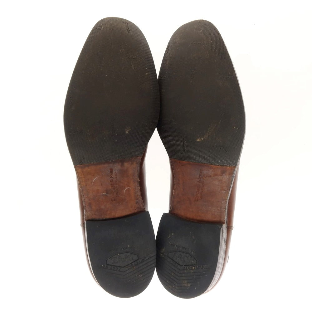 【中古】クロケットアンドジョーンズ CROCKETT&amp;JONES CHELSEA BEAMSF別注 サイドゴアブーツ ブラウン【 9 E 】【 状態ランクC 】【 メンズ 】