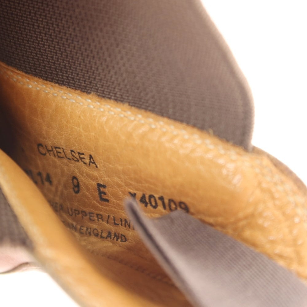 【中古】クロケットアンドジョーンズ CROCKETT&amp;JONES CHELSEA BEAMSF別注 サイドゴアブーツ ブラウン【 9 E 】【 状態ランクC 】【 メンズ 】