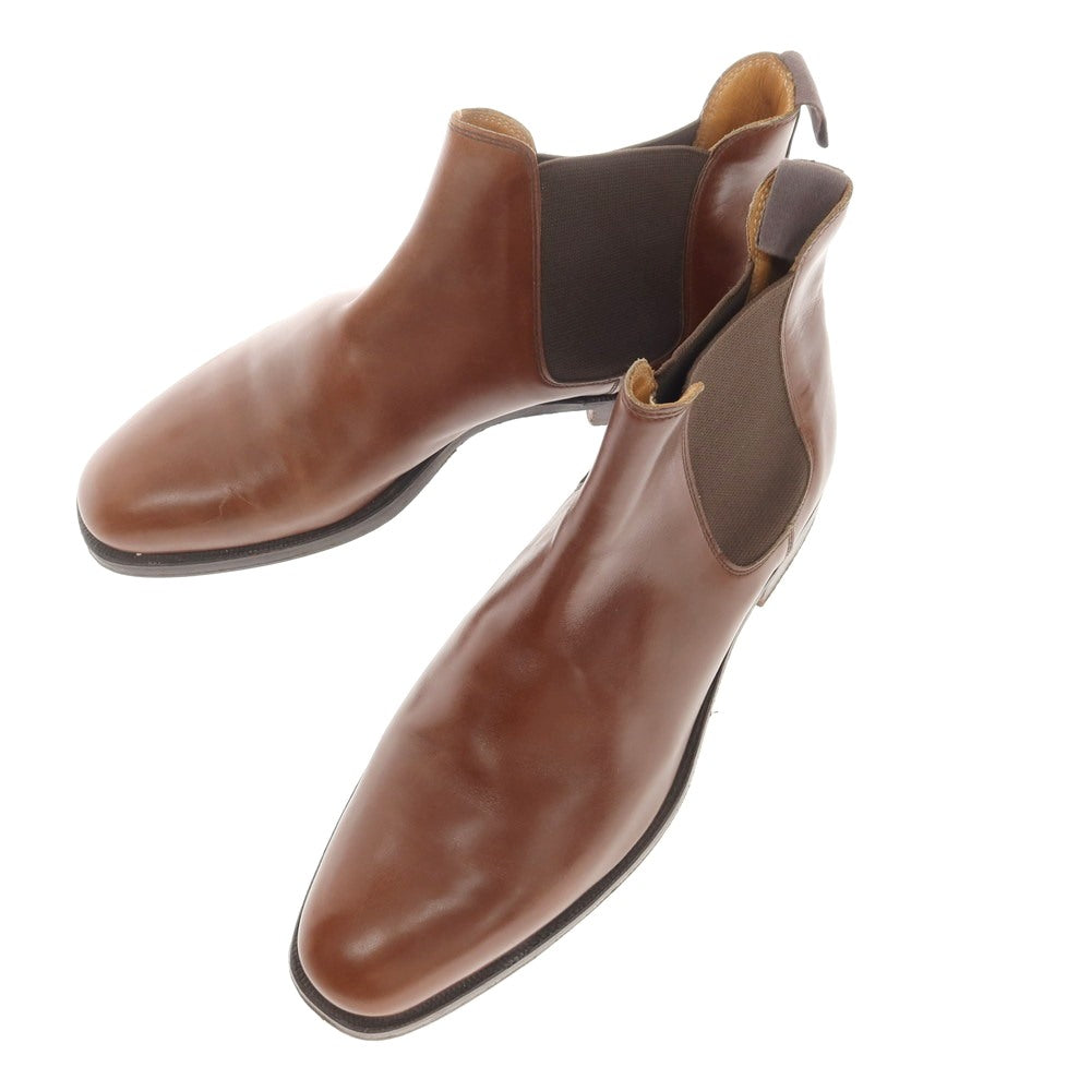 【中古】クロケットアンドジョーンズ CROCKETT&amp;JONES CHELSEA BEAMSF別注 サイドゴアブーツ ブラウン【 9 E 】【 状態ランクB 】【 メンズ 】