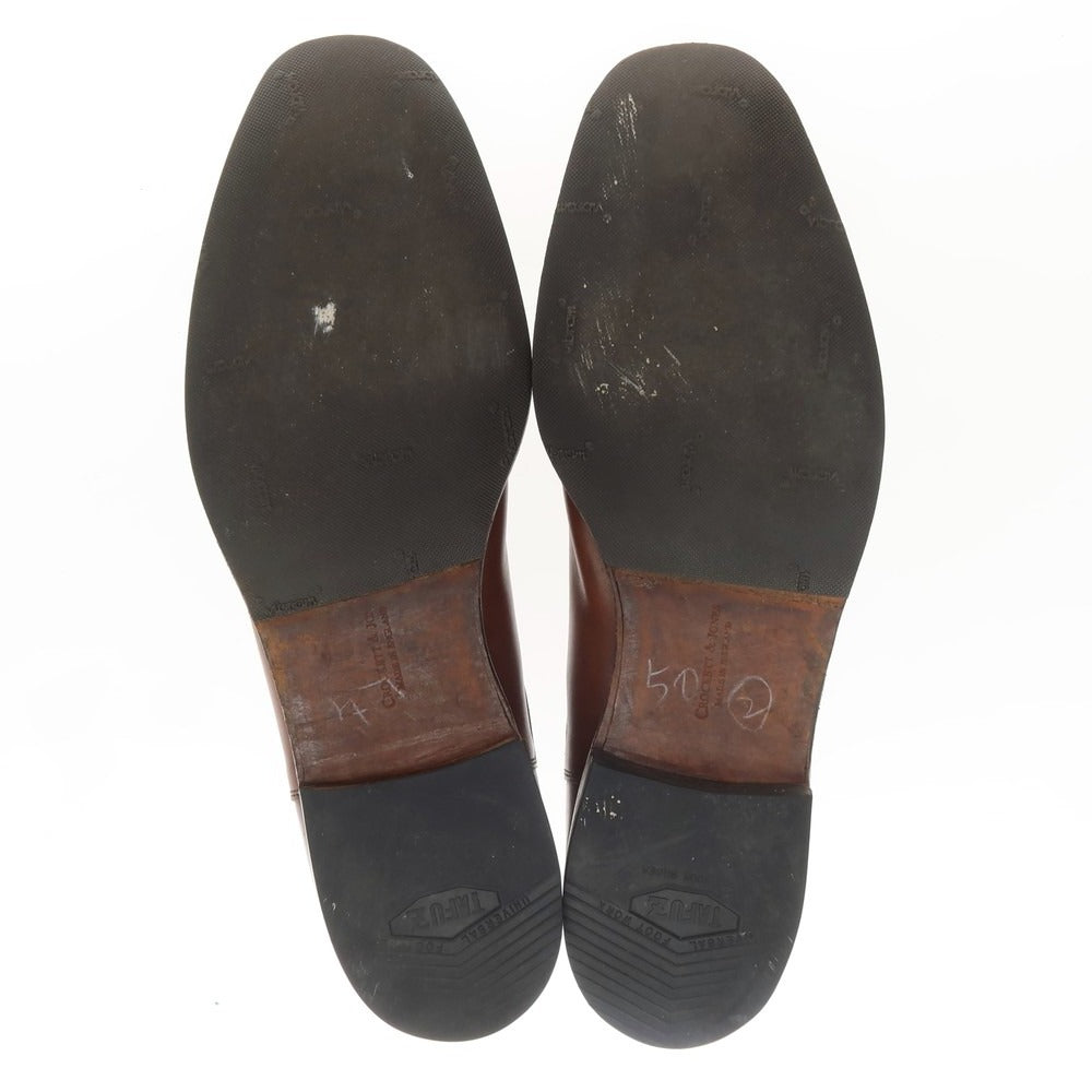 【中古】クロケットアンドジョーンズ CROCKETT&amp;JONES CHELSEA BEAMSF別注 サイドゴアブーツ ブラウン【 9 E 】【 状態ランクC 】【 メンズ 】