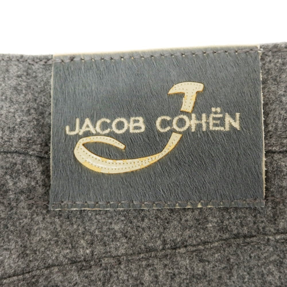 【中古】ヤコブコーエン JACOB COHEN J688 ウール 5ポケットパンツ グレー【サイズ33】【GRY】【A/W】【状態ランクB】【メンズ】